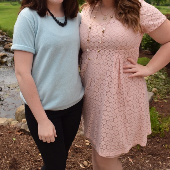 Pink Lace Rabbit Rabbit Rabbit Designs Dress - Picture 3 of 3